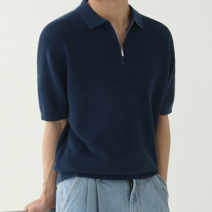 OLD MONEY Luxury Zipped Polo Shirt - Timeless Elegance & Comfort Old Money Monaco best seller