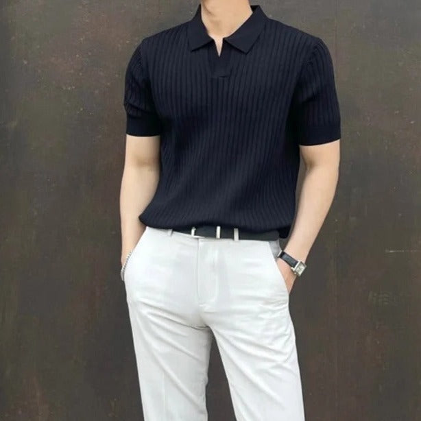 OLD MONEY Slim Fit Polo - Timeless Elegance & Comfort Old Money Monaco POLO